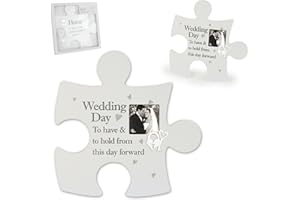 Arora Said with Sentiment 7517 Jigsaw Wall Art Wedding Frame, Multicolour, One Size