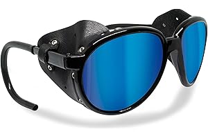 BERTONI Polarized Sunglasses for Mountain Hiking Trekking Glacier Snow mod. CORTINA Italy Shiny Black