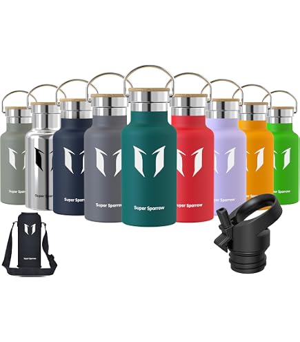 CAROTE Edelstahl-Isolierflasche Mit Strohhalm – 1200 Ml, 24 H Warm, 2 Tage Kalt, Auslaufsicher, BPA-frei