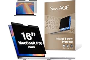 SenseAGE Filtro per Schermo Privacy Magnetico per MacBook PRO 16", Protezione per Schermo Privacy Anti-Luce Blu Facile da Accendere/spegnere, Compatibile per MacBook PRO da 16 Pollici