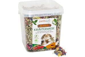 dobar Petifool Nager-Complément Herbes, Naturel et Nourriture Saine Lapin, 1er Pack (1 x 380 g)