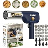 EKIY Electric 24 Mould Stainless Steel Idiyappam,Noolappam,Cakes,Muruke,Pakkavada,Noodles,Pasta Maker Machine |50 Times for F