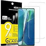 NEW'C 2-pack skärmskydd med Samsung Galaxy Note 20 – Härdat glas HD klar 9H hårdhet bubbelfritt