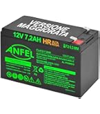 LANGZEIT Batteria 12V 7,2Ah GEL Professionale Al Piombo, Estremamente Resistente Ai Cicli, Precaricata, Per UPS, Allarme Casa, Gruppo Di Continuità, Elettronica, Sostituisce 7Ah, 7,5Ah AGM - Foto 5