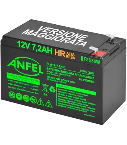 FG-10121 Batteria Al Piombo FIAMM 6V 1.2Ah | Paoletti Ferrero Srl - Foto 2