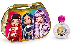 LORENAY Rainbow High Toiletry bag with Eau de Toilette Natural Perfume Spray for Kids, 50ml