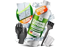 JM Expert® Schimmelentferner Bad | Schimmel Vernichter Konzentrat mit 99,99% Wirksamkeit | Schimmelentferner Fugen Dusche | Anti Schimmel Schock mit Langzeitwirkung | Schimmel Ex Fugen & Silikonfugen