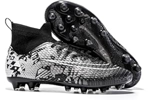 DASHANGYAN Scarpe da Calcio da Uomo Scarpe da Calcio da Bambino Scarpe da Calcio da Ragazzo Scarpe da Calcio Traspiranti Turf High Top Spikes Football Outdoor Shoes Professional Athletic Kicks Sneakers