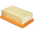 Kärcher Filtro plissettato piatto compatibile con tutti gli Aspiratori Solidi-Liquidi WD 4, WD 5, WD 6