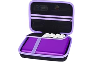 Lebakort Dur Étui Housse Cas Compatible avec YOTON 12,5" /ieGeek 11.5" / YOOHOO 12,5" /SUNPIN 12,5'' Lecteur DVD Portable（Violet）