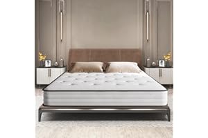 Matelas 140x190, IZTOSS Matelas Mémoire de Forme 11 Zones Différenciées 17cm de Hauteur L-CD-7