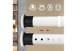 KINLO 110-310cm asta per tenda doccia asta telescopica asta per tenda asta appendiabiti in acciaio inox senza foratura modello beige asta di tensione asta di metallo asta di lavanderia estensibile