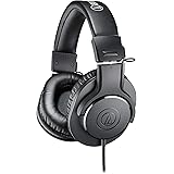 Audio-Technica M20x Cuffie professionali da studio per la registrazione in studio, i creatori, i podcast e l'ascolto quotidia