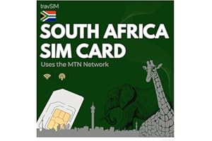 travSIM Karta SIM RPA, korzysta z sieci MTN, mobilna transmisja danych 25 GB z prędkością 4G, karta SIM do Republiki Południowej Afryki działa na kompatybilnych urządzeniach z systemem Android i iOS,