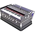Laying Style Best Harmonium 7 Stopper, Double Bellow, 39 Key, Two Reed(Bass-Male),3 1/4 Octave,Kapler, Harmonium With Cover By Bajaj Collection (DESIGN-1)