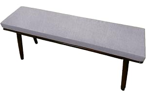 Bänkdyna 50 x 175 cm Mjuk, Tvättbar Ultra Lång Pall för Dynor Undersida Halkfri för Fönster, Lång Stolskudde, Soffkuddar, Lju