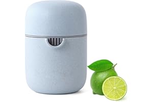 ZWCEGND Lemon Squeezer Simple Manual Citrus Orange Juicer Small Portable Lime Juicer Cup with Two Ways of Use for Different Fruits