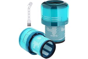 TOPALL Filtr do Dyson V15, filtr części zamienne akcesoria do detektu Dyson V15, V15s Detect Submarine, Wymień # 970013-02(2P)