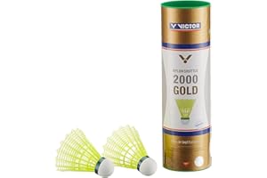 Victor Nylon Shuttle 2000 Gold Volant de Badminton boîte de