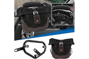 TAZGANTAX Soporte de Montaje de alforja de liberación rápida para Motocicleta Rebel 500 Rebel 300 Bag Support Compatible con Ho-nda Rebel CMX500 CMX300 CM500 CM300 CMX CM 500 300 2017-2024(Soporte)