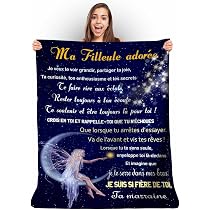 Couverture Polaire Douce - Cadeau Pour Sœur - Anniversaire, Noël, Saint-Valentin - Message Personnalisé
