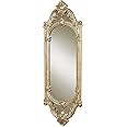 Touch of Class Livingston Accent Wall Mirror Gold One Size | Vintage Style | Arched with Ornate Victorian Designs
