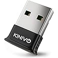 Kinivo USB Bluetooth Adapter for PC BTD400 (Bluetooth 4.0 Dongle Receiver, Low Energy) - Compatible with Windows 11/10/8.1/8,