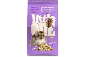 Little One Food For Dwarf Hamsters 400g | Little One Complete feed, for daily supply of selected seeds, with yucca