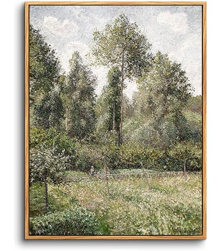 1art1 Claude Monet Leinwandbild „Frau Mit Sonnenschirm“ – 50x40 Cm, Auf Keilrahmen, Made In Germany