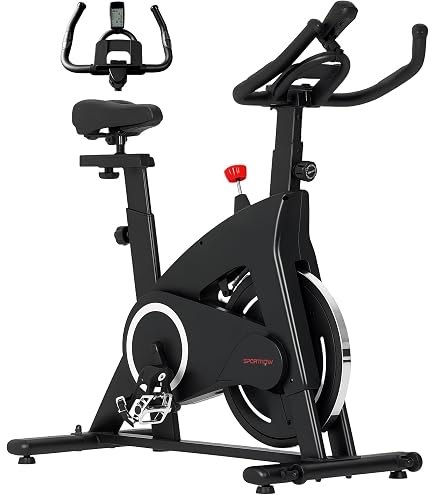 Vélo D'appartement Magnétique Silencieux - Résistance Réglable, écran LCD, Siège/guidon Réglables, 120 Kg Max