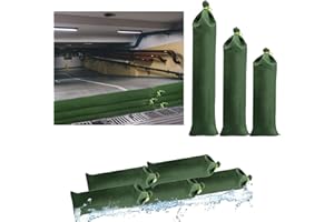 Estresen 2 Stück Sandsäcke zum befüllen Sandsack Hochwasserschutz Silosandsäcke Hochwassersperre Sandsäcke Hochwasser Sandsack Beschwerung Gewichte für pavillon 60×20cm