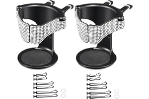 Car Cup Holder, 2 Pcs LdawyDE Car Drink Holders Air Vent Clip on Cup Holder for Car, Bling Rhinestone Car Cup Holders for Cars Auto Accessories for Water Bottle Thermos Cup Drinks Holder