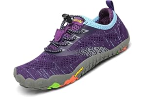 SAGUARO Chaussures de Trail Enfants Filles Chaussures de Sport Respirant Antidérapant