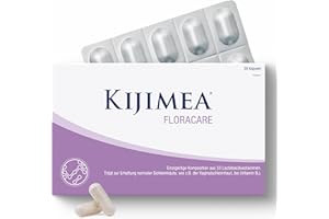 ‎KIJIMEA Kijimea FloraCare – der natürlichen Scheidenflora nachempfunden | 33 speziell abgestimmte Milchsäurebakterien in hoher Dosierung + Vitamin B2, B3, B7, Folsäure und Zink - 28 Stk