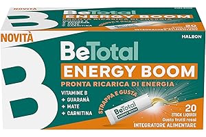 BETOTAL Be-Total - Be-Total Energy Boom Integratore Energizzante 20 Stick - 989691112