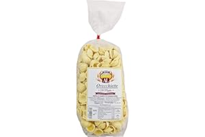 LA MIA PICCOLA ITALIA Frische Orecchiette Nudeln aus Italien 500g - Original Orecchiette Pasta - trafila in bronzo - Handwerkliche Verarbeitung