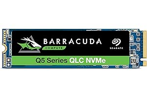 Seagate BarraCuda Q5, 1 TB, SSD Interno - M.2 NVMe PCIe Gen3 x4 (ZP1000CV3A001), Unità a stato solido