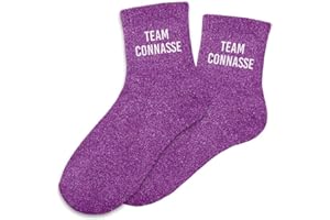 STC, Chaussettes à paillettes - Team Conasse
