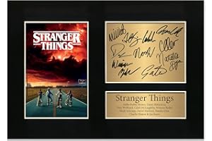 Zulu Image Stranger Things TV Show Series 10 Cast Signed A4 Printed Autograph Photo Reproduction Print Picture Display No10, Living Room