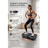 Fit Plus Y&uuml;ksek Titreşimli 5 Programlı Spor Kondisyon Aleti ve Egzersiz Aleti