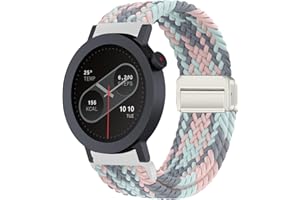 KeeFos 22mm Strap Compatible with CMF by Nothing Watch 3 Pro/CMF by Nothing Watch Pro 2, Nylon Wristbands with Magnetic, Men Women Replacement Watch Band