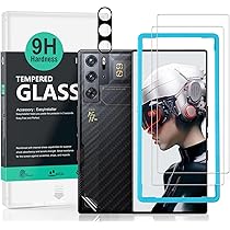 Guizzcg Pour ZTE Nubia Red Magic 9 Pro / 9 Pro / 9S Pro / 9S Pro Coque Avec Anneau De Support