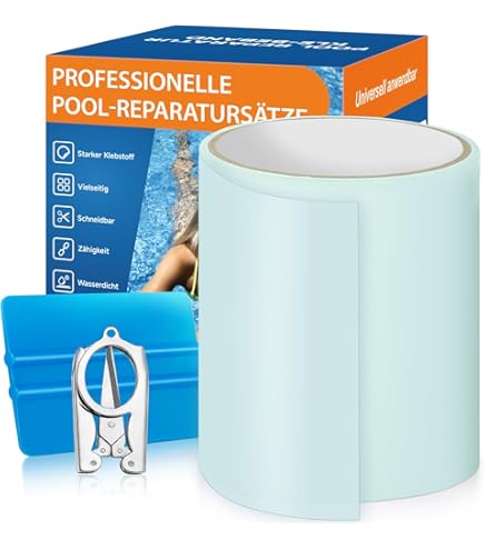 8PCS Vinyl Pool Liner Patch Rettangolo Piscina Patch Di Riparazione Kit Di Riparazione Per Piscina In PVC Patch Di Riparazione Per Anello Di Nuoto Per Piscina Olimpionica Nave Del Gommone - Foto 2