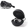 Benting 2PCS Single Watch Travel Case Wrist Watch Carrying Box Smart Watch Zipper Holder for Trip Outdoor up to 50mm, Black
