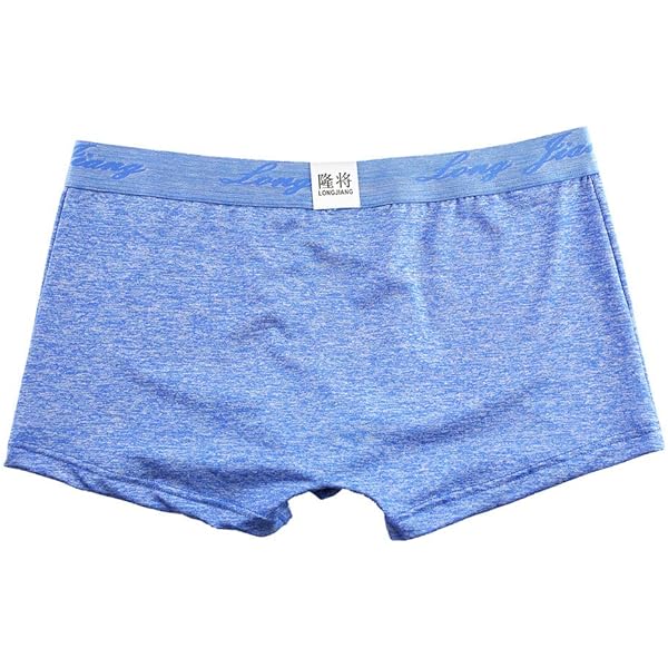 Slip Boxer Uomo Seta Ghiaccio Senza Cuciture Borsa Biancheria - Foto 7