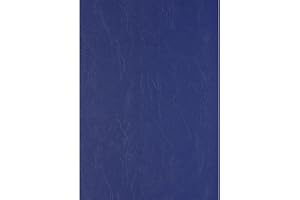 MK MARC KINDERMANN 100 PREMIUM Einbanddeckel Lederstruktur A4, 270g/m², 297 x 210 mm, Rückenkarton (Dunkelblau)