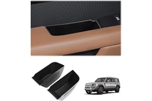 GAFAT Compatible with Land Rover Defender 90 110 2020-2024 2025 Storage Box, for Defender 110 L663 Centre Console Shelves Organiser Tray for Door Buckle [Font Door Pack of 2]