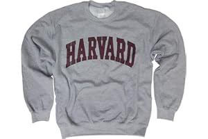 New York Fashion Police Harvard University Sweatshirt – Offizielles Lizenzprodukt mit gewölbtem Block-Rundkragen