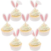 Toppers per Torta Pasqua 49 Pezzi Decorazione Della Torta Cake Topper Cupcake Topper Cupcake Decorazione per la Decorazione Della Torta di Compleanno Della Festa