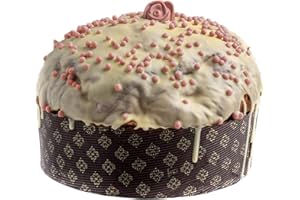 Fiasconaro Panettone rosa e fico d'india mit Rose, Kaktusfeige und rosa Schokolade 1KG